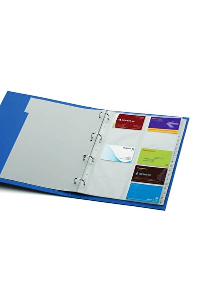 Durable Visifix 200 business card binder refills 10 pieces/set