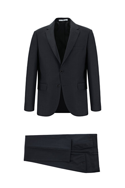 Kiğılı 7 Drop Slim Fit Dar Kesim Ekose Takım Elbise