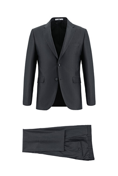 Kiğılı بدلة كلاسيكية منقوشة بقصة ضيقة