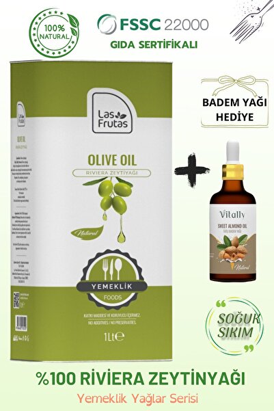 Las Frutas Yemeklik Zeytinyağı 1 Lt