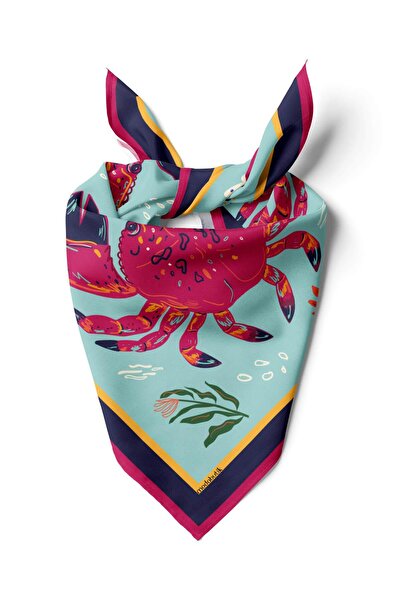 Modabutik Yengeç Desenli Bandana