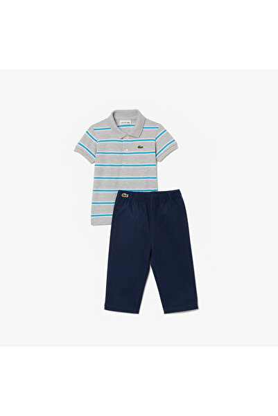Lacoste Organic Cotton Mini Pique Pyjama Gift Set - 4J1135-00-IAK
