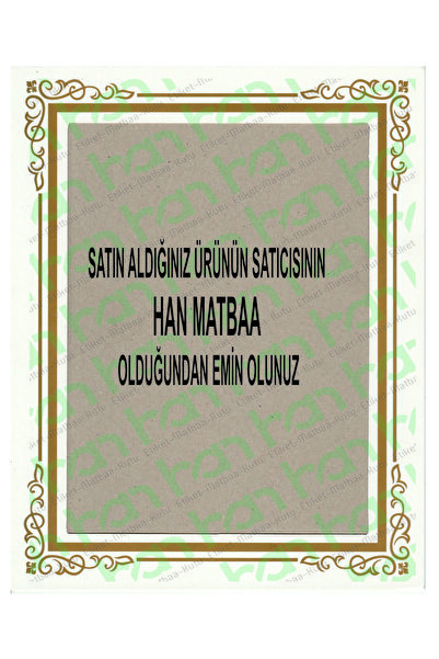 HAN Karton Fotoğraf Çerçevesi 15X21 100'lü Paket Beyaz