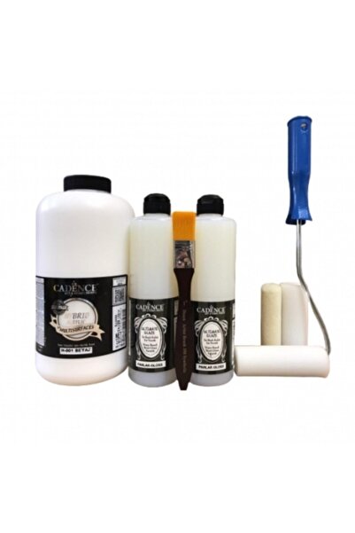 Cadence Boya Modahobi Cadence 2 Litre Beyaz Boya + 1 Litre Ultimate Kalın Sır...
