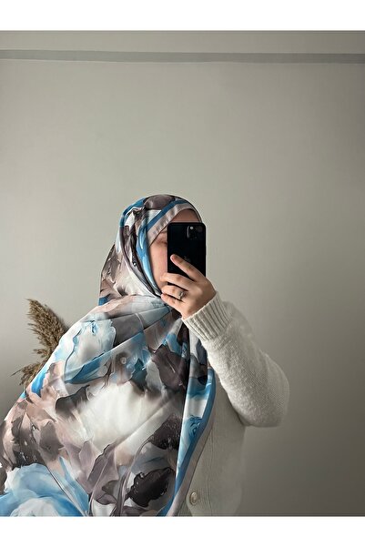 BOUTİCON Floral Patterned Summer Cotton Shawl Colorful 10