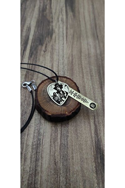 luffy design مجموعة قلادة جيمي هندريكس المعدنية المطبوعة وقلادة رمز سبوتيفي