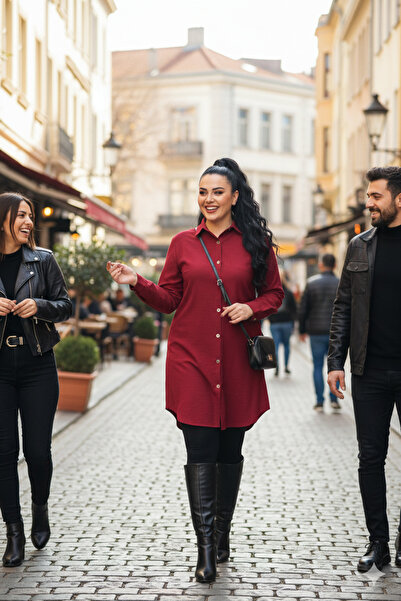 Sum BATTAL BEDEN SÜET TUNİK