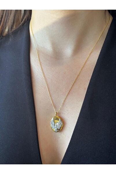 Lume Store قلادة من الفولاذ 316L قابلة للفتح مع غطاء مزين بطائر الأليا أنكا