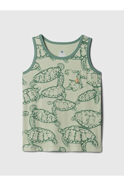 GAP Erkek Bebek Yeşil Brannan Bear İşlemeli Mix & Match Atlet