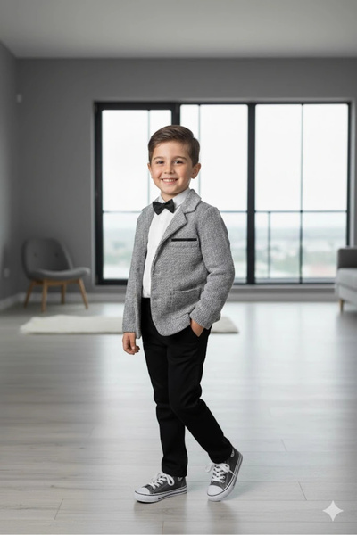 Bontino Δώρο για αγόρια: Χριστουγεννιάτικο σετ 3 τεμαχίων με καπέλο, μπουφάν,...