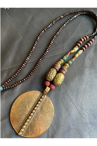 azra takı tasarım El Yapımı, Döküm, Otantik, Etnik, Kadın Uzun Kolye