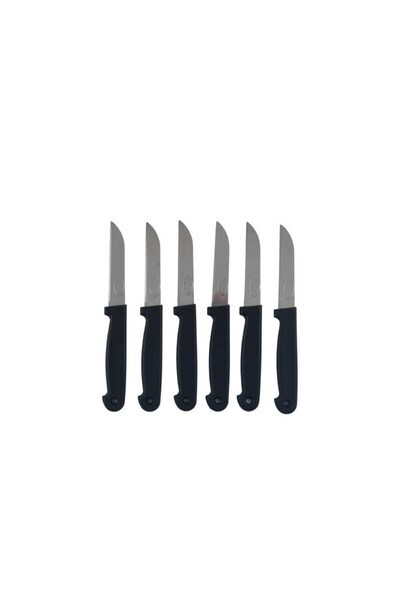 gogiva Set de cuțite de masă cu lamă din oțel inoxidabil de 8 cm și mâner ergonomic, 6 buc.