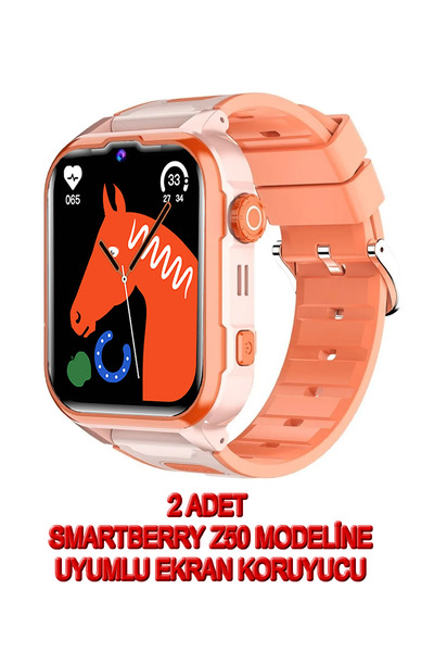 Doozy Smart berry Z50 Akıllı Çocuk Saati Modeline Uyumlu 9h kırılmaz Nano Ekr...