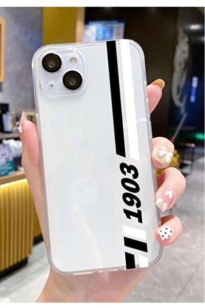 3GEN CASE İphone 15 Uyumlu Renkli Desenli Şeffaf Silikon Kılıf