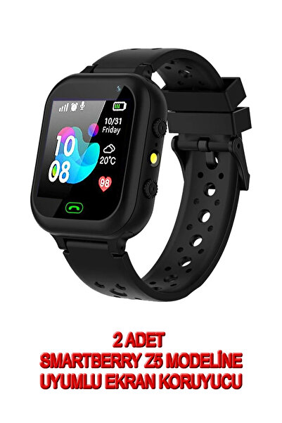 Doozy Smart berry Z5 Akıllı Çocuk Saati Modeline Uyumlu 9h kırılmaz Nano Ekra...