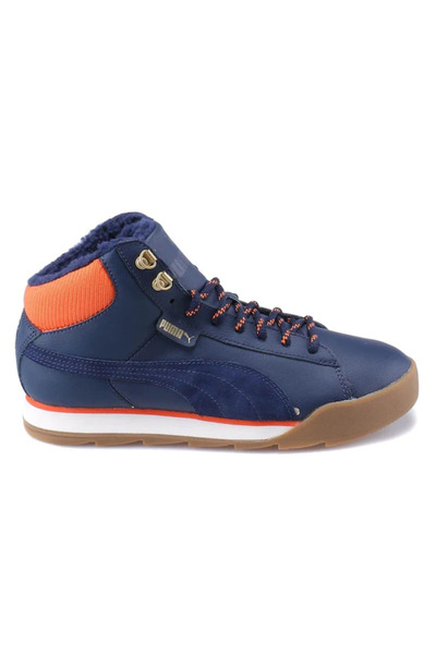 Puma 1948 Mid Rugget - Pantofi casual pentru bărbați, albastru marin portocaliu