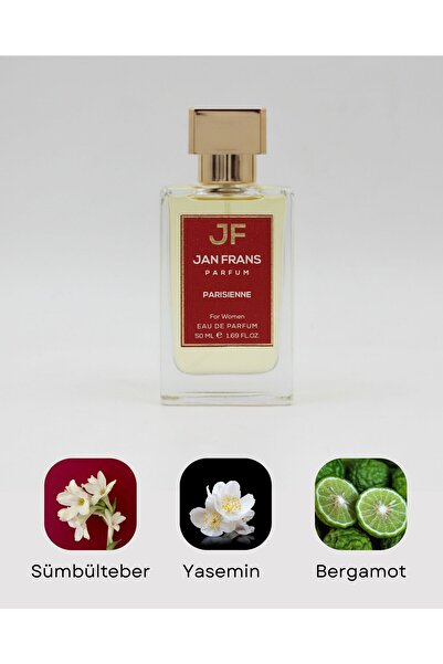 JF JAN FRANS Parisienne - Yasemin Portakal Çiçeği Çiçeksi Kokulu 50ml Kalıcı Edp Kadın Parfüm My Way
