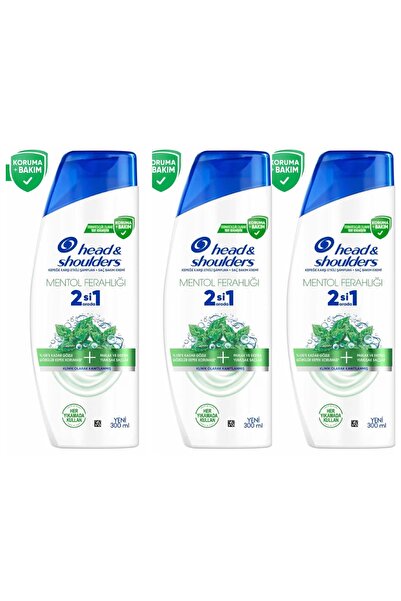 Head & Shoulders شامبو 2 في 1 منعش بالمنثول × 3