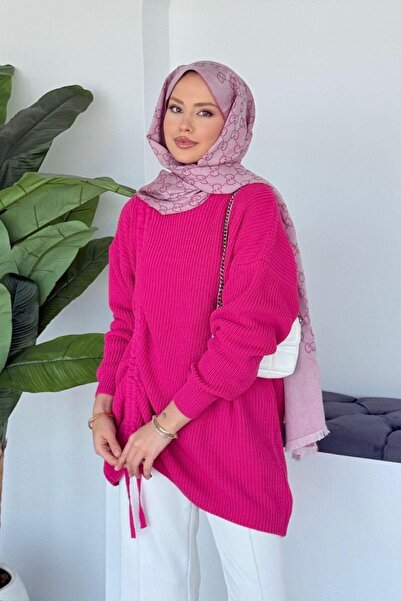 Şulemoda Giyim Ροζ πουλόβερ Piraye