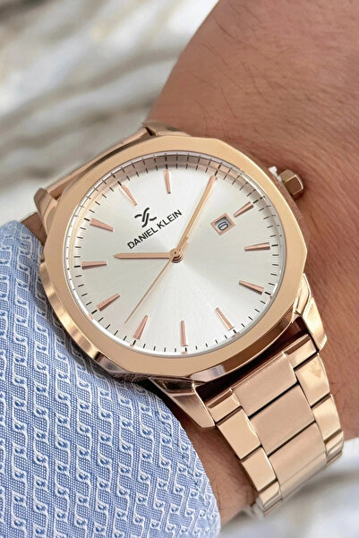 Daniel Klein Erkek Kol Saati Rose Renk Takvimli Çelik Kordon 3 Atm sddk058