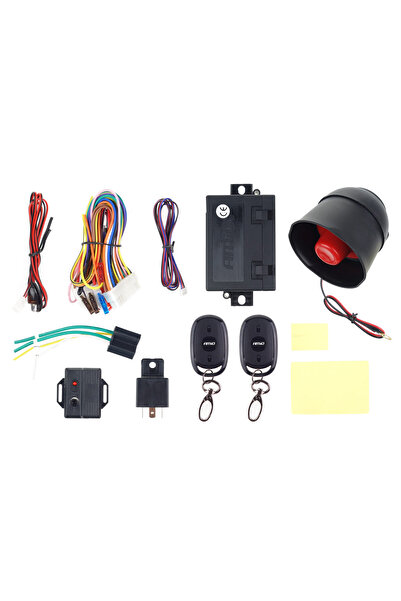 AMIO Sistem de alarmă auto premium CA14 cu 2 telecomenzi