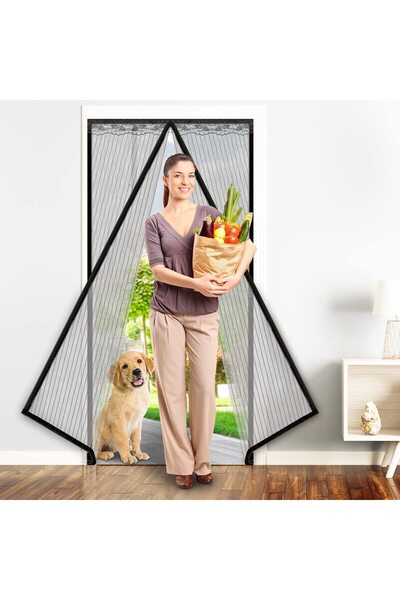 Avex Plasa de tantari magnetica pentru usa, dimensiune 110 x 220 cm