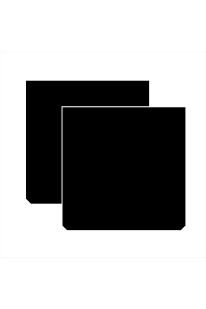 Avex Set de 2 apărători de noroi din cauciuc tip VAN (26 x 26cm)