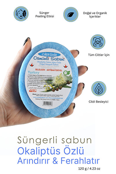 Okaliptüs Eucalyptus Banyo Süngerli Sabun