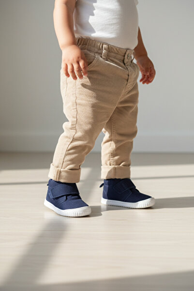 PATİK BEBE Boy's Lightweight and Flexible Orthopedic Sole Baby Shoes No. 19-23