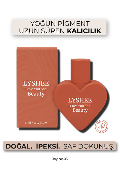 LYSHEE -love you she- Beauty Likit Allık Yüksek Pigment Mini Boy - Joy No 03