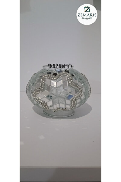 Genel Markalar El Yapımı Otantik Mozaik Avize Aplik Lambader Cam 12 Cm