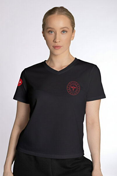 Pratik Medikal 112 Acil Sağlık V Yaka Tişört Unisex