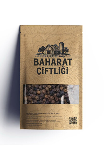 Baharat Çiftliği Karabiber Tane 50 Gr