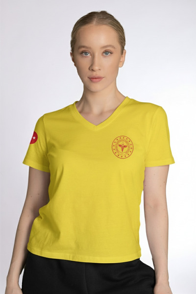 Pratik Medikal 112 تي شيرت للعناية الصحية في حالات الطوارئ برقبة على شكل حرف ...