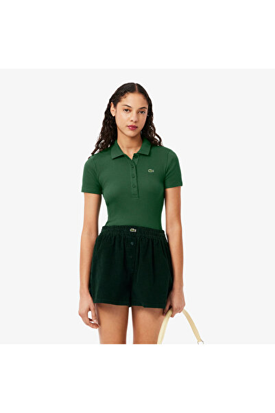 Lacoste Slim Fit L.12.D Ribbed Cotton Polo Shirt - DF5377-00-132