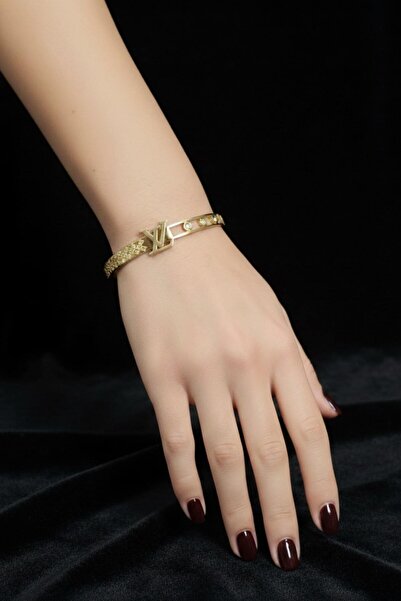 NADİDE AKSESUAR KELEPÇE BİLEKLİK GOLD KLPC-BLK-GLD