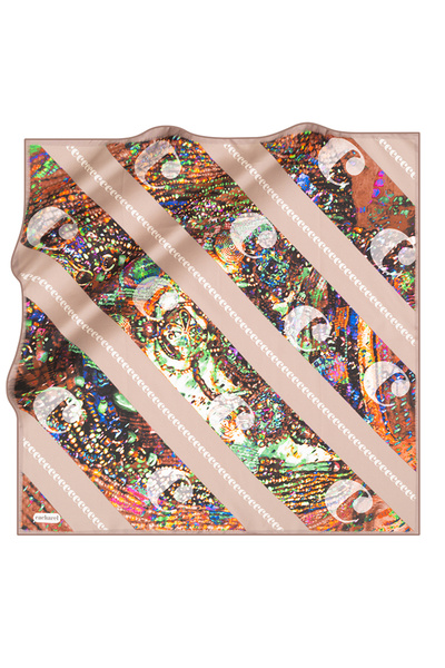 Cacharel Vizon Karma Desen Tivil Ipek Eşarp 8849313-931