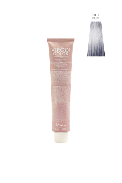 Nook Virgin Color Profesyonel Saç Boyası 100ml-Pastel Buz Grisi/Fırtına Grisi...