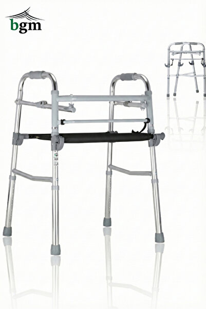 bgm Oturaklı Yürüteç Walker Hasta Yürüteci Yüksek Kalite Katlanır Oturaklı Wa...