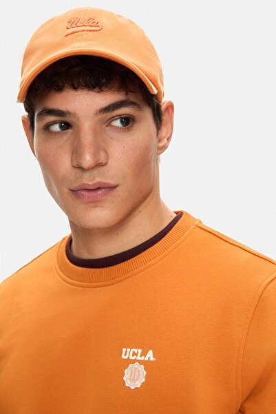UCLA قبعة بيسبول FORTUNO برتقالية مطرزة - قبعة للجنسين