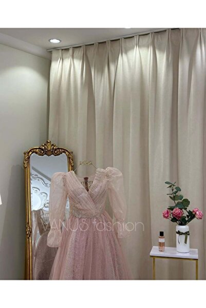 vanus fashion فستان سهرة طويل 4004