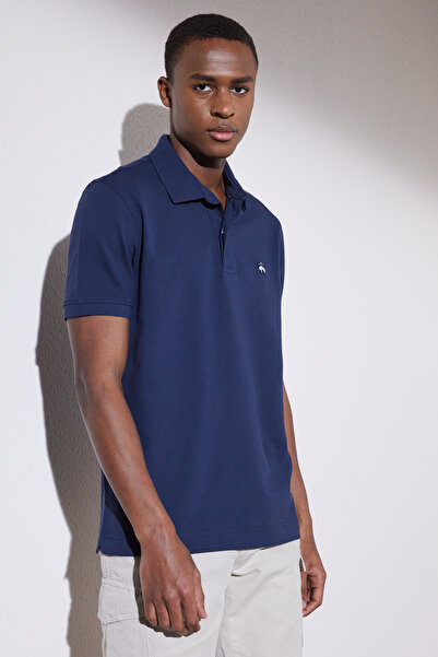 BROOKS BROTHERS Erkek Lacivert Polo Yaka Tişört
