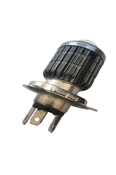 Carub Led Far Ampül Metal Gövde Füme Kasa H-4 Uzun Kısa Vardır Kısa Sarı Uzun...