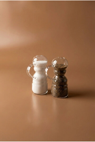 Kitchen Way 2'li Cam Tuzluk-Biberlik 9.5CM KW-352