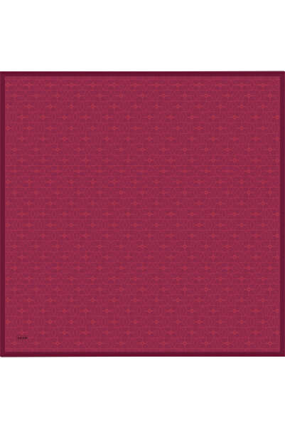 Aker وشاح من الساتان الحريري الفوشيا