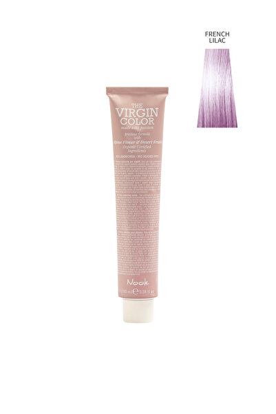 Nook Virgin Color Profesyonel Saç Boyası 100ml-Pastel Fransız Leylağı/Açık Mo...