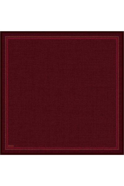 Aker Bordo İpek Krep Saten Eşarp