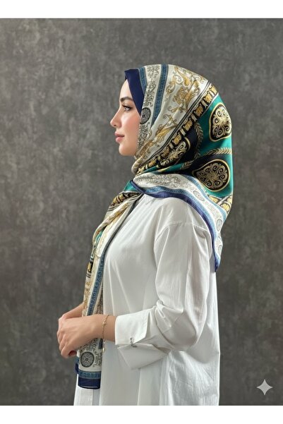 BHRİLTAS شال حرير فوال مستورد بنمط فاروك