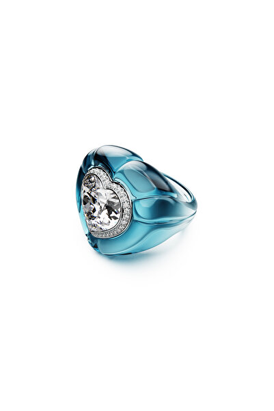 Swarovski 5709967 Swarovski Yüzük Dulcıs:Rıng Blu/Cry/Rhs 58