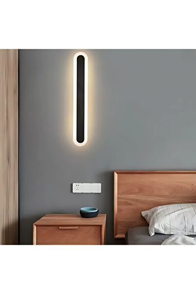 ALC-Shop Εξωτερικό Φωτιστικό Τοίχου LED SUHA, Μήκος 30cm, 4W, IP65, Μεταλλικό, Γραμμικό, Μαύρο